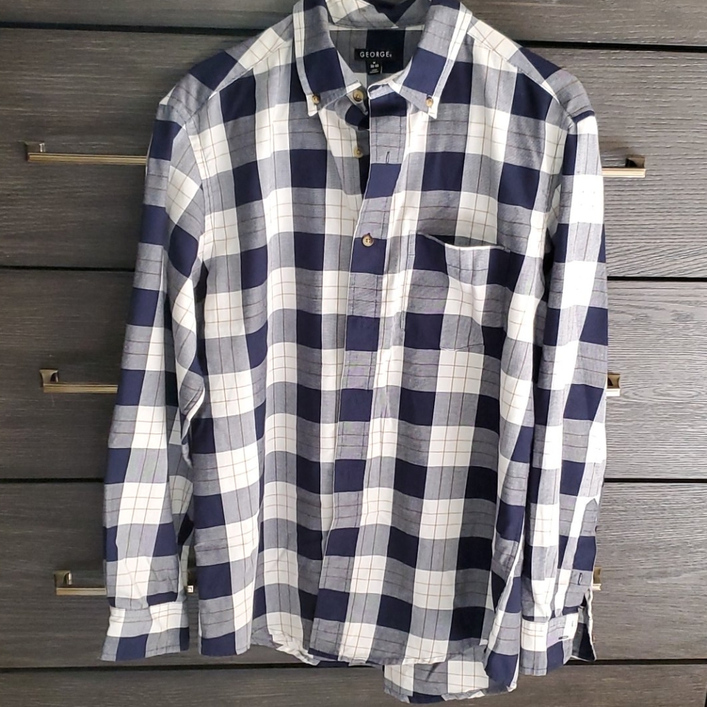 Plaid George Button Shirt